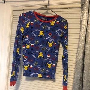 boys pika chu pokemon pj shirt